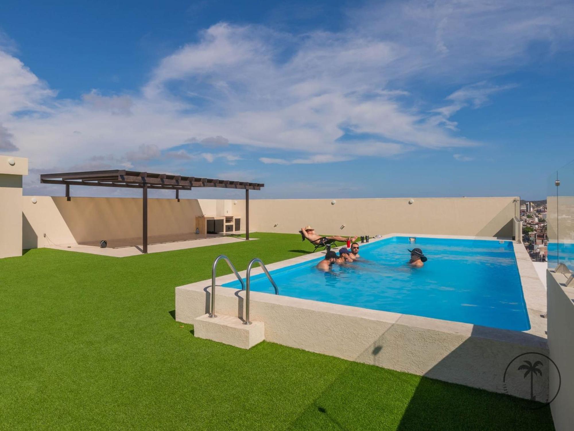 Apartamento Acogedor Dpto. C/ Alberca Y Rooftop En - Flamingo 503