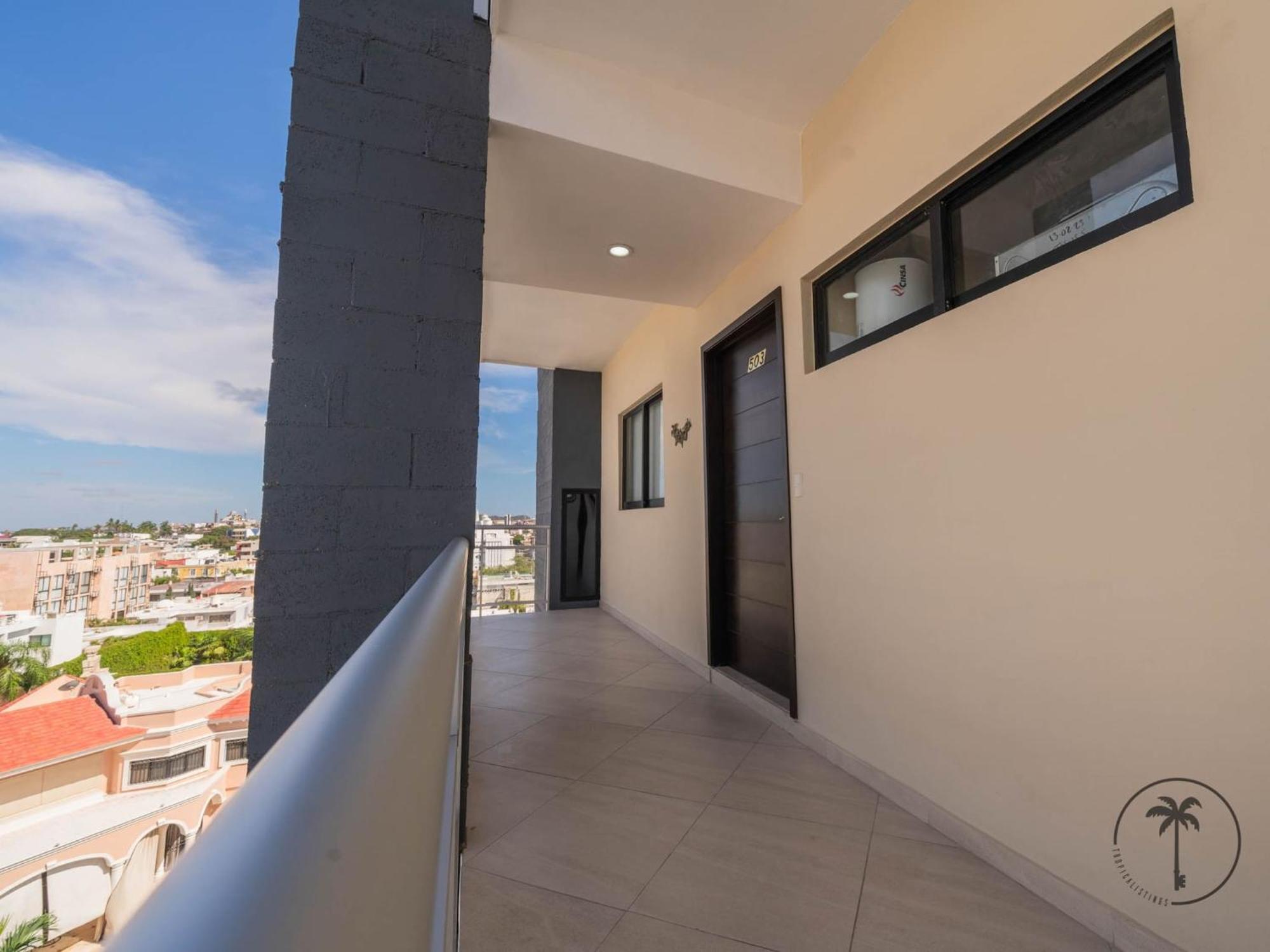 Apartamento Acogedor Dpto. C/ Alberca Y Rooftop En - Flamingo 503 *